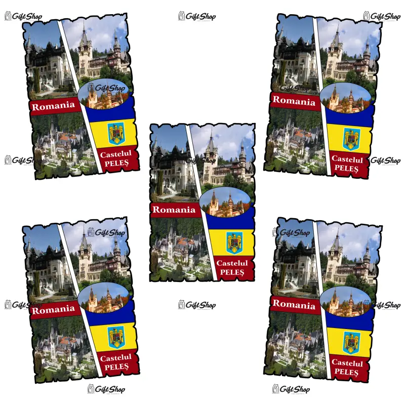 Castelul peles romania, magnet frigider mgs176